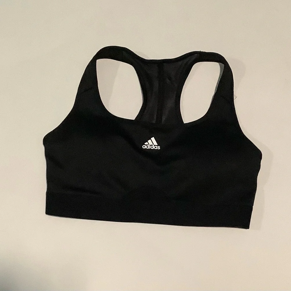 Adidas Women's Black Racerback Sport Bra Sz S